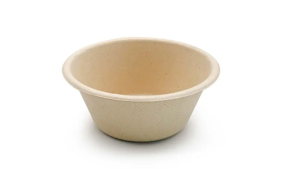 8 oz disposable eco friendly bagasse waterproof stackable food grade organic wholesale mini sauce bowl