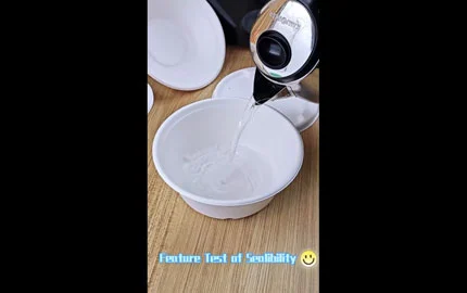 कम्पोबल कटोरे का सील परीक्षण